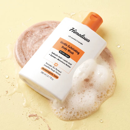 Private Label Salicylic Acid Body Wash for Keratosis Pilaris Deep Exfoliation Smooth Bumpy Uneven Skin Texture Shower Gel