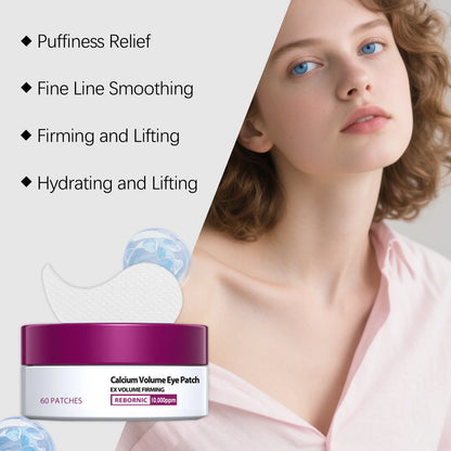 Calcium Volume Eye Patches anti Eye Bags Wrinkles Reduce Puffiness Lifting Firming Soft Smoothing Hydrating Eyes Mask Skin Care