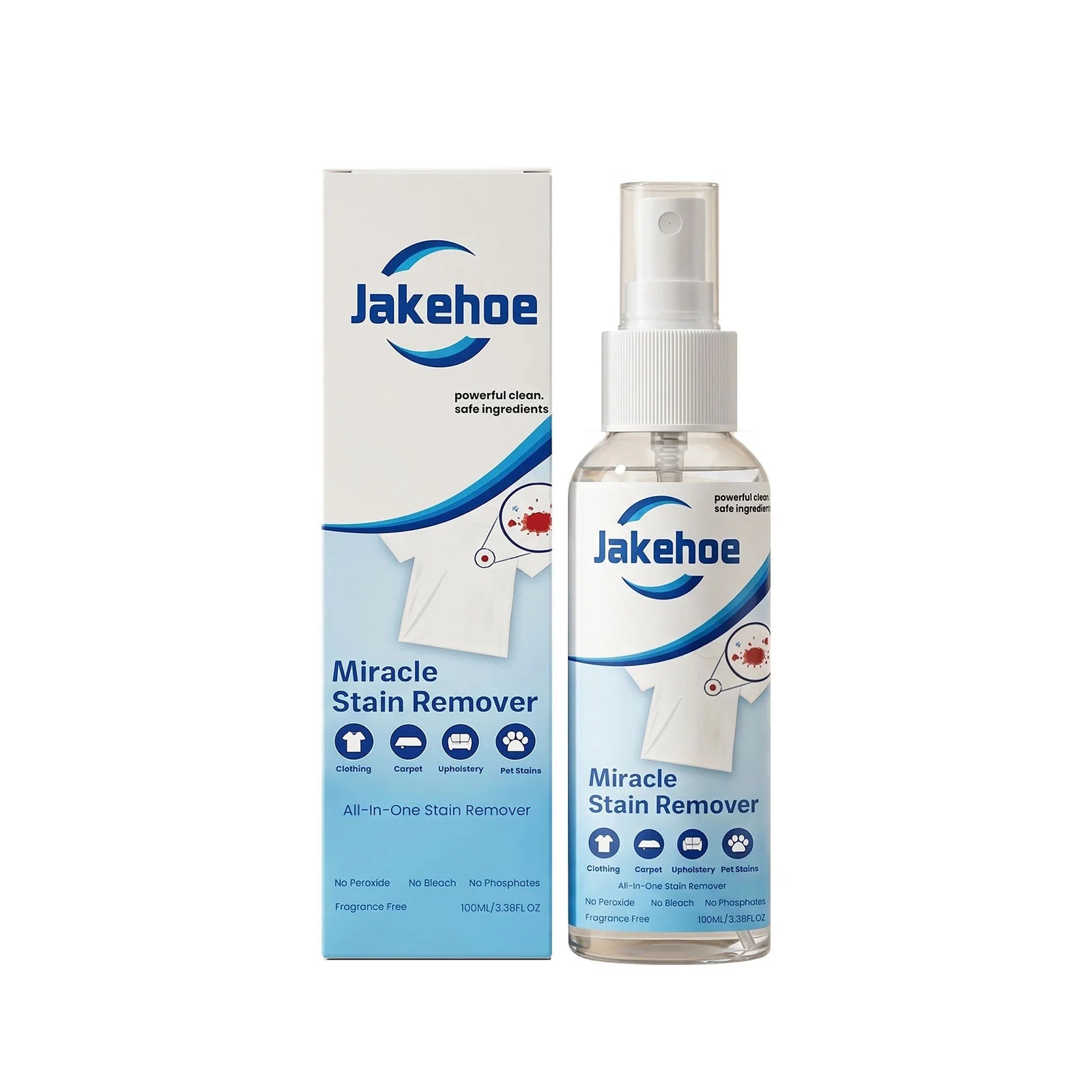 Miracle Stain Removing Spray Instant Eliminating Stubborn Stain Long-Lasting Fresh Scent Convenient Multi-Surface Fabric Cleaner