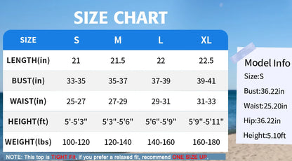 Ribflex Workout Tank Tops for Women Full Length Gym Athletic Top with Built in Bra