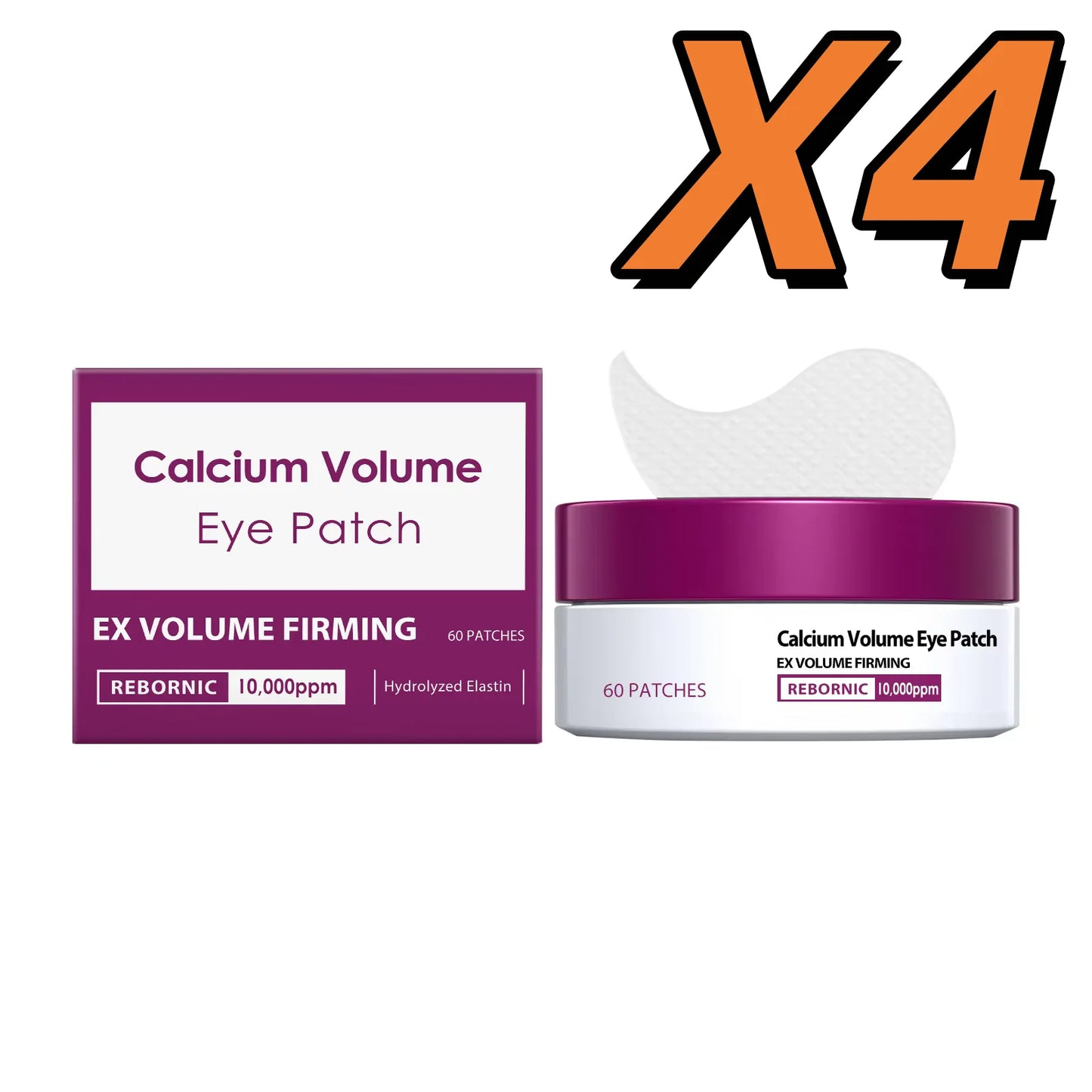 Calcium Volume Eye Patches anti Eye Bags Wrinkles Reduce Puffiness Lifting Firming Soft Smoothing Hydrating Eyes Mask Skin Care